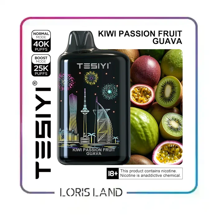 پاد یکبار مصرف کیوی گوا پشن فروت تی سی 40 هزار پاف